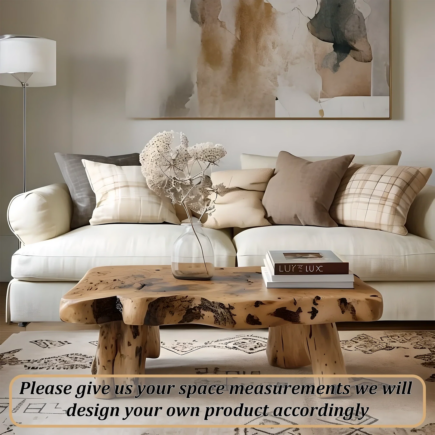 recycled wooden tea table 