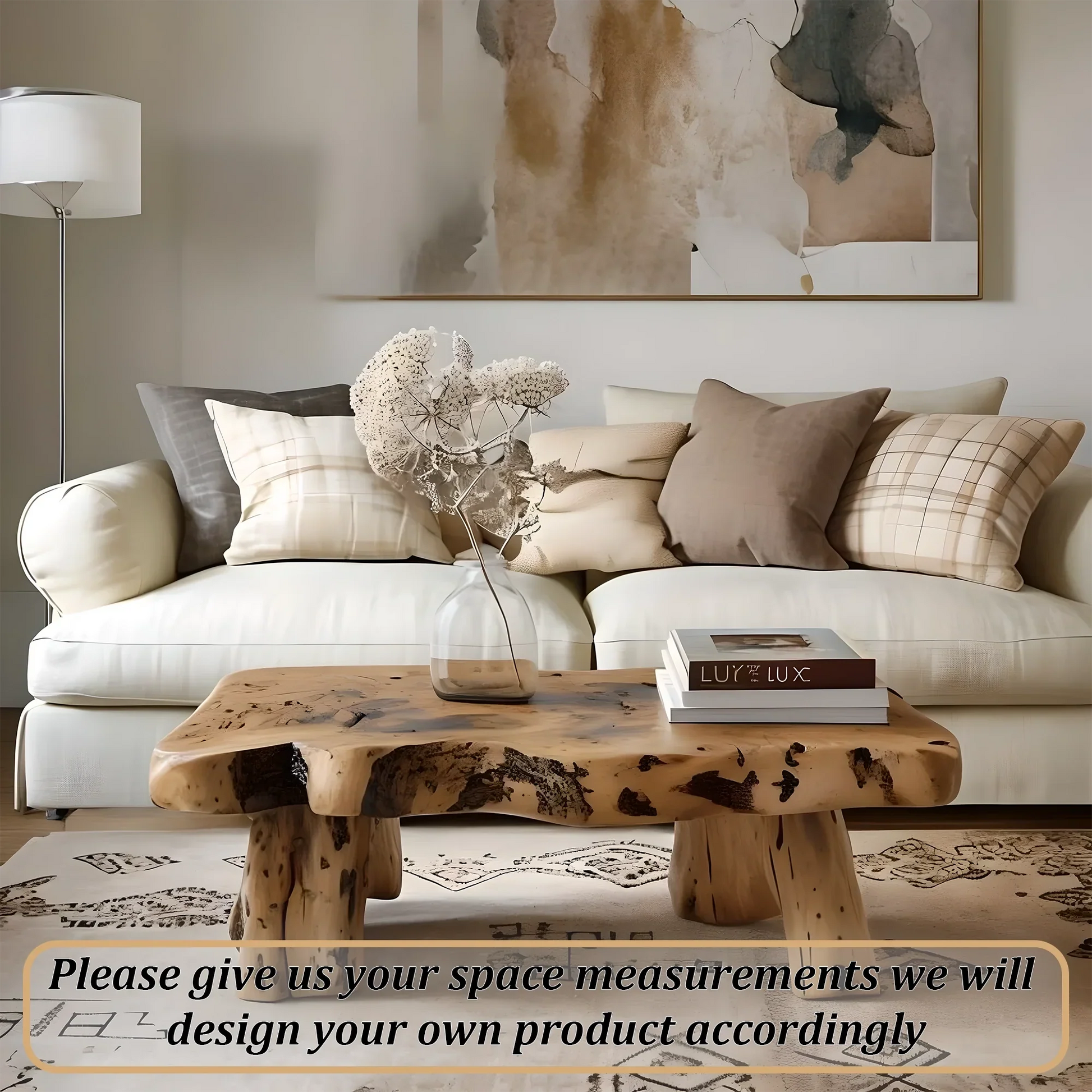 recycled wooden tea table 