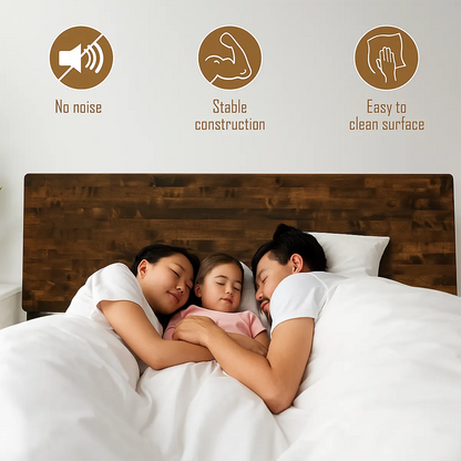 Modern Platform Design Natural Wood Bed – Luxurious & Durable